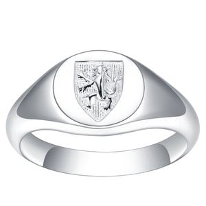 Anillo de Plata de Ley 925 con Diseño Solitario, Joyería de Moda MS-465 - Product Image 1