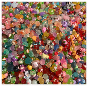 1KG Cápsulas Sorpresa de Bolsas Ciegas, Juguete Transparente, Pequeño Adorno, Figura de Animal de Resina, Miniatura de Conejo de Dibujos Animados - Product Image 4