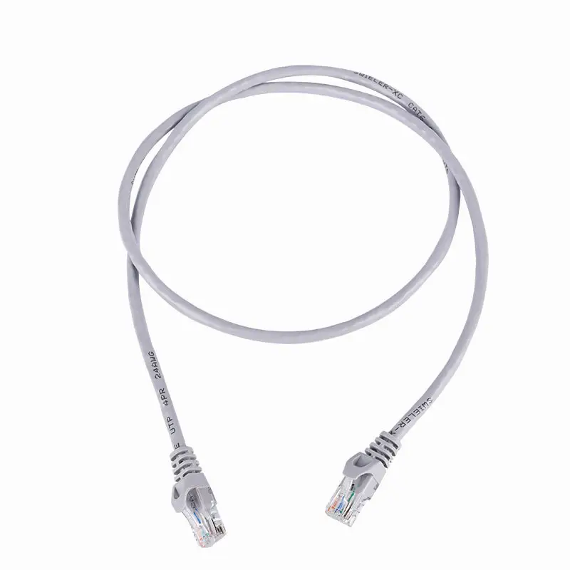 Cable de parche UTP Cat5e, Cable de cobre para comunicación de Internet, parche UTP Cat5e, venta al por mayor