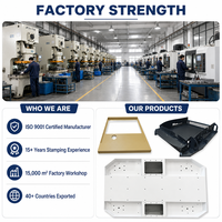 Custom Sheet Metal Stamping Parts Zinc Plated Powder Coated OEM for Automotive Truck Trailer Components
