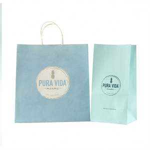 Bolsa de Papel para Regalo de Boutique de Pastelería con Logotipo Personalizado de Lujo KM - Product Image 2