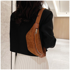 Borsa a tracolla unisex in velluto a coste per ragazze giapponesi e coreane, nuovo stile 2025, <span class=keywords><strong>marsupio</strong></span> porta cellulare, piccola borsa a tracolla retrò con lettere - Product Image 6