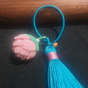 El colgante Magic Thread Lotus <span class=keywords><strong>de</strong></span> 6 hebras cuenta con un conjunto completo <span class=keywords><strong>de</strong></span> accesorios colgantes <span class=keywords><strong>de</strong></span> bolsa <span class=keywords><strong>de</strong></span> material DIY tejidos a mano - Product Image 6