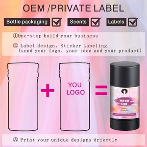 Pomada en Barra para Cabello con Efecto Fijador, 75g, Muestra Gratuita, Marca Privada, Cera para Cabello Personalizada para Pelucas - Product Image 6