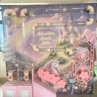 Jeux muraux éducatifs interactifs personnalisés Macaron Rêveur, équipement de terrain de jeu intérieur peu encombrant pour cafés ludiques, centres commerciaux et garderies