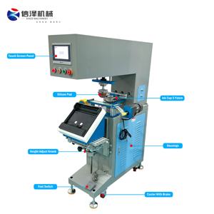 Machine de tampographie semi-automatique de boîtiers en plastique monocolore pour montures de lunettes Imprimante Eva Mat - Product Image 2