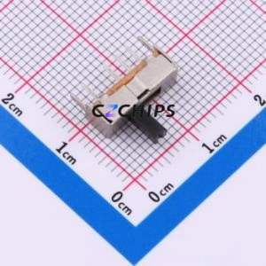 SS13D07VG5 Slide Switch Through hole-6P,12.9x4.5mm Switch Single Pole Double Throw Rectangle Pin Header PC Pin 12.8mm - Product Image 1