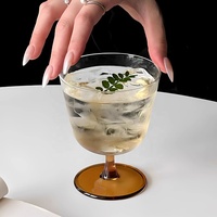 Verres à cocktail fins en cristal, personnalisables, de qualité alimentaire, pour la cuisine, vente en gros, style moderne