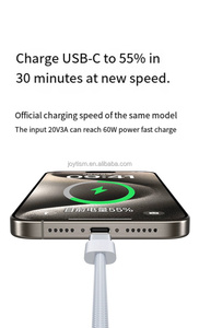 Bán Buôn Carplay Cáp USB-A Để Loại C Bện TPE Sạc Dữ Liệu Dây Cho Iphone 15 16 Loạt USB-C Sạc Cáp Cho Điện Thoại - Product Image 4