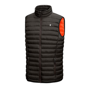 Rompi tanpa lengan pria, rompi Puffer hangat ringan, jaket Golf, rompi perjalanan kasual mendaki