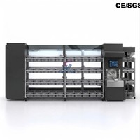Suku Cadang Rangka Baja Karbon Tanpa Awak yang Dapat Disambungkan Multi-layer WCS, Pemilah Pesanan Put-wall Multi-layer untuk Pakaian