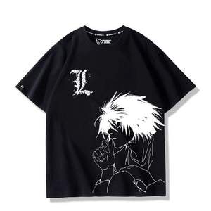 เสื้อยืดแขนสั้นสไตล์เดียวกันสำหรับทุกเพศ ลายอนิเมะไลท์ ยาคามิ สินค้าคอสเพลย์ญี่ปุ่นแบบสองมิติ ลายอิทาชา - Product Image 6
