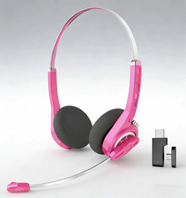 GH02  USB Computer Headsets Office Earphones With Microphone Call Center Headphones Laptop PC Home Wireless 2.4G Gaming Headsets