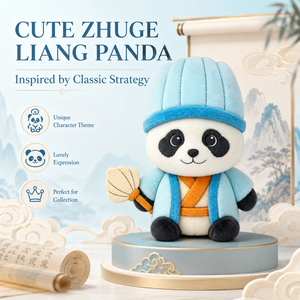 Factory Bosspanda Brand Electronic Three <b>Kingdoms</b> Panda Customize Historical Character Plush Toys for Blind Box - Product Image 3