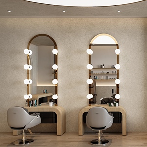 Bancone Reception di Lusso Personalizzato per Salone di <span class=keywords><strong>Bellezza</strong></span> con Illuminazione LED, Design d'Interni per Spa e Centro Estetico - Product Image 6