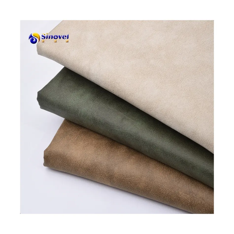 polyester yarn fabric textile raw material leather for sofa upholstery