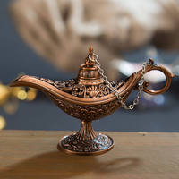 Lampe de conception d'usine encens arabe brûleur en laiton coffret cadeau de voiture décor en métal diffuseur d'aromathérapie