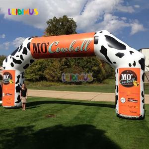 نمط جديد لديكور المدخل الخارجي ، قوس شكل مخصص ، أقواس البالون القابلة للنفخ - Product Image 4