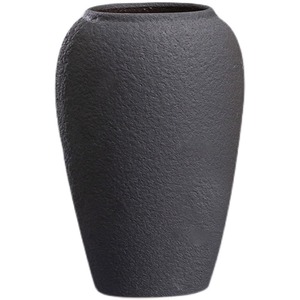 <span class=keywords><strong>Vase</strong></span> <span class=keywords><strong>Ikebana</strong></span> chinois de style rétro traditionnel, <span class=keywords><strong>vase</strong></span> en <span class=keywords><strong>céramique</strong></span> rond noir mat moderne pour la décoration de la maison - Product Image 5