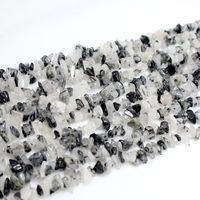 Vente en gros de perles faites à la main en pierre naturelle concassée, bracelet coloré, fabrication de perles irrégulières en pierre naturelle