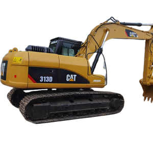 Caterpillar d'occasion pour Cat 313D 13ton Excavator en stock Excavator d'occasion bon marché Machine avec composant de pompe à noyau - Product Image 1