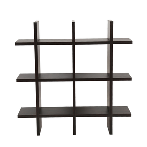 Wood Modern White and <strong>Grey</strong> Multifunction Easy Assembly Storage Rack for Living Room Wall Mounted Display Ledge <strong>Floating</strong> <strong>Shelves</strong> - Product Image 2