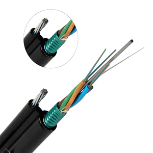 Câble <span class=keywords><strong>Ethernet</strong></span> à fibre optique personnalisé Gytc8S, 12-24 cœurs, tube lâche, torsion, figure 8, autoportant, coaxial, RJ45, G652D, extérieur - Product Image 4