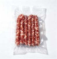 Sacs sous vide transparents gaufrés en PA+PE de qualité alimentaire, stériles, compatibles micro-ondes, avec poignée intégrée, pour bébé