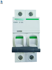 IC65H เซอร์กิตเบรกเกอร์ขนาดเล็ก 2P D 16A อุปกรณ์ป้องกันไฟฟ้าลัดวงจรเกินพิกัด ระบบป้องกันไฟฟ้าแรงต่ำ - Product Image 1