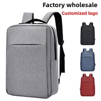 Mochila para Portátil de Negocios, Unisex, Diseño Minimalista, Duradera, Transpirable, con Carga USB, Poliéster Oxford, 20-35L, Ideal para Viajes Diarios