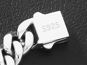 Chaîne cubaine en acier inoxydable plaqué or 10 carats de 8 mm avec zircon en forme de cœur, collier vintage unisexe, cadeau - Product Image 6