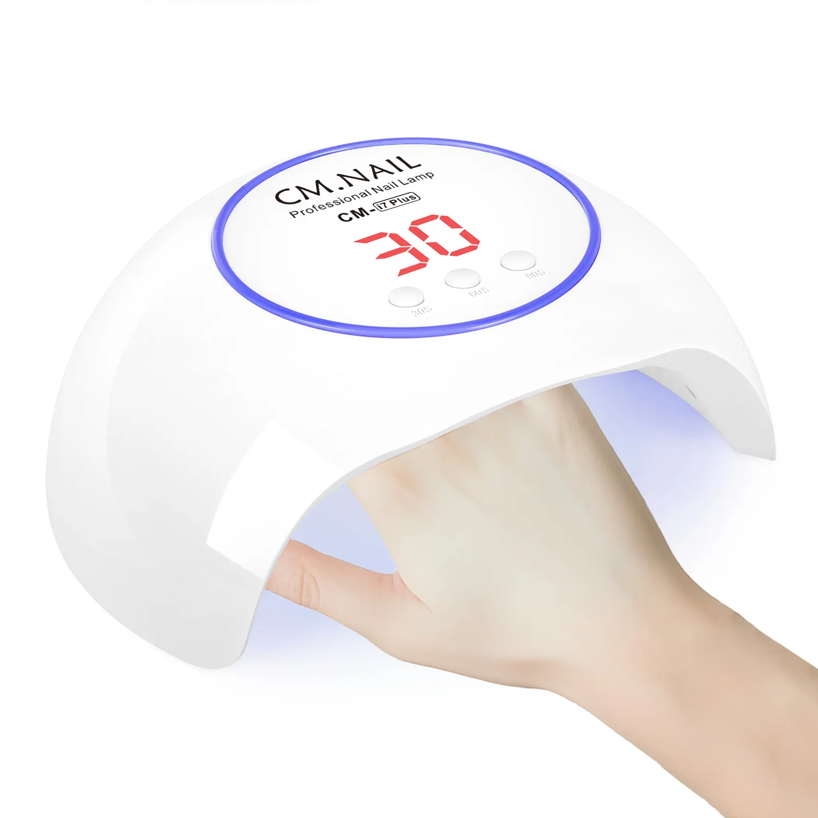 Nuovo prodotto CMNAIL i7 36W Led lampade Uv unghie per Gel indurimento per il Logo personalizzato colla asciugatrice