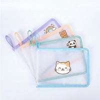 Bolsa de Archivo con Cierre de PP A5, Regalo Promocional, Logotipo Impreso Personalizado, Bolsa para Documentos, Precio de Fábrica al por Mayor