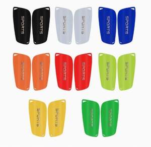 Espinilleras de fútbol para adultos, juego de espinilleras de material EVA, protección flexible, ligera, con inserto para calcetín, para entrenamiento. - Product Image 2