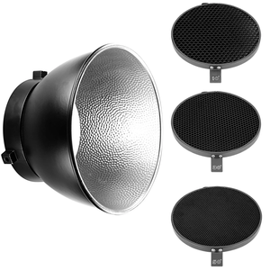 Réflecteur E-reise Environ 7 "Standard Bowens Mount Light Modifier pour <span class=keywords><strong>Godox</strong></span> AD400Pro AD600B <span class=keywords><strong>AD600Pro</strong></span> AD600BM MS200 MS300 SK400II - Product Image 2