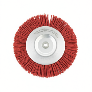 Tampon de polissage circulaire en nylon Ttake, tige de 6 mm, grain 180, pour le polissage des métaux - Product Image 2