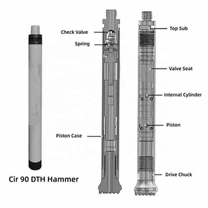 Áp suất không khí thấp <span class=keywords><strong>DTH</strong></span> búa cir90/cir110/cir130/cir150/cir170 công cụ khoan đá khai thác <span class=keywords><strong>DTH</strong></span> búa và bit - Product Image 4