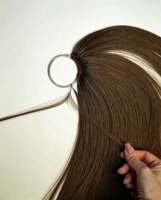 Extensions de cheveux de luxe européennes en plumes vierges, haute qualité, super double drawn, trame double machine, micro-link
