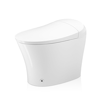Ensemble de toilettes intelligentes électriques à double chasse automatique TEJJER pour salle de bain
