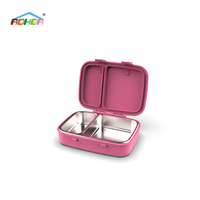 Aohea Deft Design Boîte à lunch étanche pour enfants et étudiants avec logo personnalisé Capacité de 800ml Boîte à lunch Bento en acier inoxydable