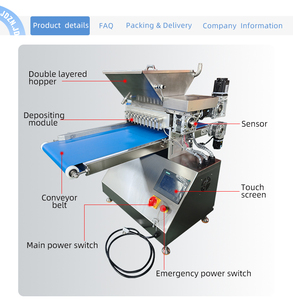 Máquina de vertido de dulces automática de alta precisión con sistema de moldeo de alta precisión Maquinaria de procesamiento de alimentos - Product Image 5