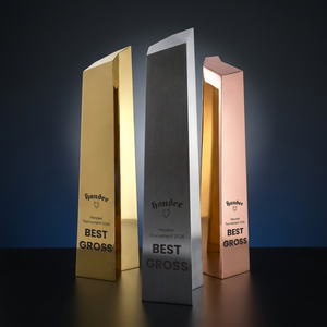 High Quality Golf Trophy Luxury Trophy Premium Crystal Award Trophy Executive Recognition Award Custom Engraved Crystal Metal - Product Image 3