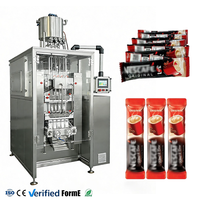 Machine d'emballage automatique haute précision à 4 voies pour sachets de café, liquides et poudres en barres