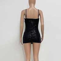Robe d'été décontractée pour femme, style européen et américain, à bretelles, dos nu, avec broche à sequins et coupe à la hanche à motif floral