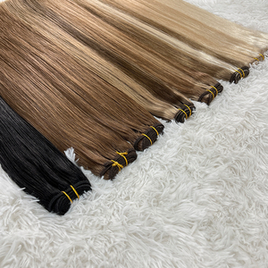 Extensiones de Cabello Ruso en Trama, 100% Cabello Humano Natural, Doble Trama, Calidad Profesional de Salón, Sin Procesar - Product Image 5