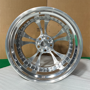 Кованые диски на заказ, <span class=keywords><strong>2</strong></span>/<span class=keywords><strong>3</strong></span> части, 5x114.<span class=keywords><strong>3</strong></span>, хромированные, с глубоким ободом, 16-26 дюймов, 5 спиц, <span class=keywords><strong>3</strong></span>/<span class=keywords><strong>2</strong></span> части, кованые диски - Product Image 5