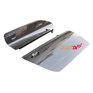 Soporte de Refuerzo de Puerta de Fibra de Carbono Seca para Audi TT TTS TTRS MK3 2017-2019, Negro Carbón, Tejido Twill 3x3, Accesorios Exteriores para Automóvil - Product Image 4