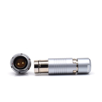 Connecteur Circulaire Étanche IP67 Série 3F 2 Broches 7 Broches Compatible, Mâle BNC Femelle, Vis en Cuivre pour Machines Industrielles