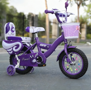 2021 nuevo estilo niños bicicleta horquilla de acero barato 12 14 20 pulgadas Sepeda Anak para niños 3-8 10 11 12 años para niñas asiento trasero - Product Image 1