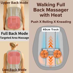 Cojín Masajeador Lumbar y de Espalda con Calor para Relajación en el Hogar, con Control de Tiempo y Batería de 2000 mAh - Product Image 6